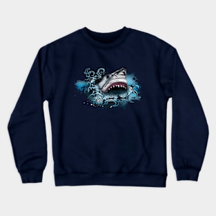 Shark Attack Crewneck Sweatshirt